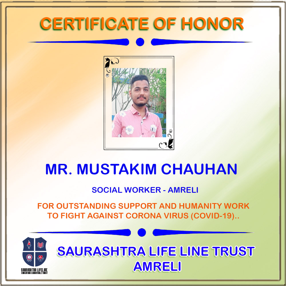 Certificate of Honor